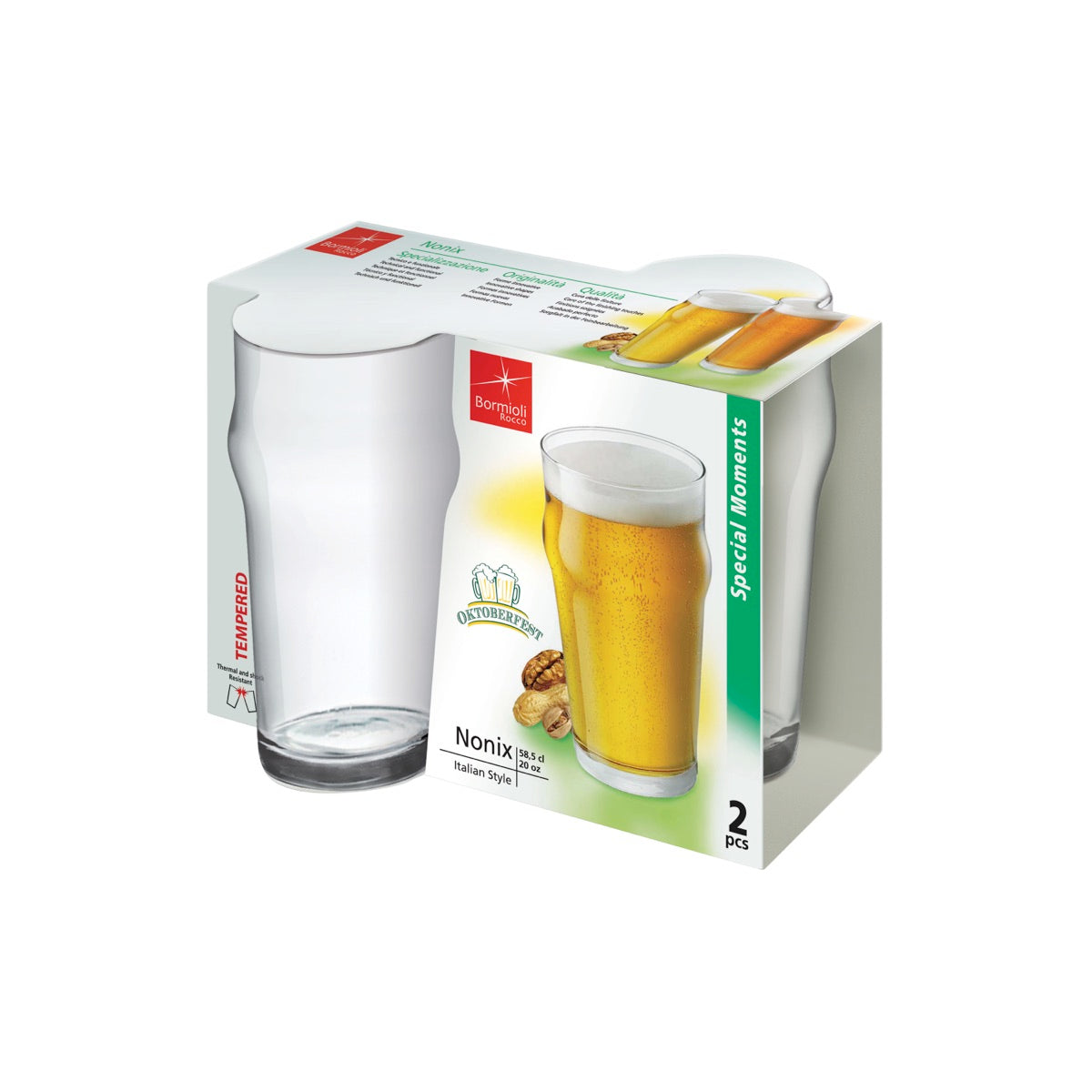 BORMIOLI ROCCO NONIX BEER 585ml (1 PINT) (5.17220) Box of 12 - Hospitality Connect
