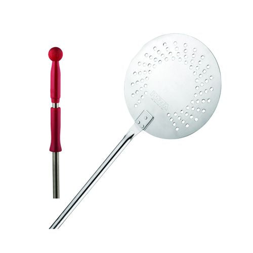 Piazza Pizza Turner 24cm - 174cm Perforated Stainless Steel - Hospitality Connect