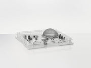 Winterhalter wire open cup and cutlery rack for dishwashers, 500x500x66mm, durable stainless steel washing basket.