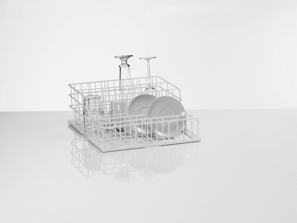Winterhalter Bistro Rack measuring 400x400x92mm, durable stainless steel dish rack for commercial kitchens.
