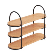 CHEF INOX SERVE 3-TIER DISPLAY STAND 242x770x553mm BEECH