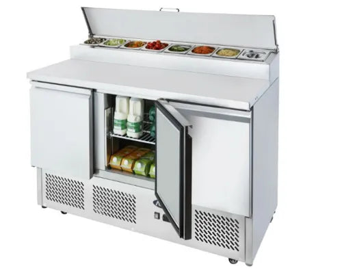 Atosa 3 DOORS OPEN TOP SALADETTE FRIDGE 1365 MM ESL3853 - Hospitality Connect