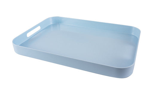 SERRONI Melamine Rectangular Tray - Duck Egg  Blue - Hospitality Connect