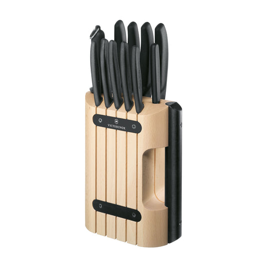 Victorinox 11 Piece Cutlery Block Set - Black - Hospitality Connect