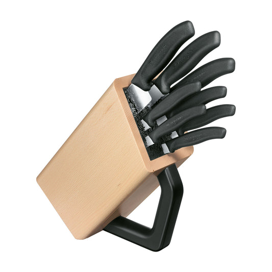 Victorinox 8 Piece Cutlery Block Set - Black - Hospitality Connect