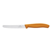 Victorinox Steak & Tomato Knife, Wavy Edge 11cm - Orange - Hospitality Connect
