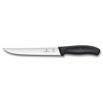 Victorinox Carving Knife, Straight Edge 18cm - Black - Hospitality Connect