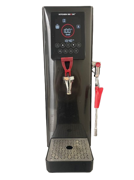 KitchenKnock Electric Milk Steamer - Color Screen Display - 12L 621386