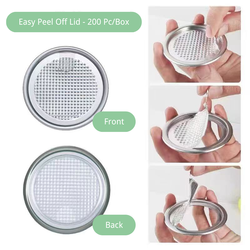 KitchenKnock Easy Peel Off Lid