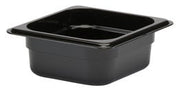CAMBRO GN 1/6 Food Pan 65mm Polycarb 1L - Black Box of 6 - Hospitality Connect