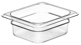 CAMBRO GN 1/6 Food Pan 65mm 1L - Clear Box of 6 - Hospitality Connect