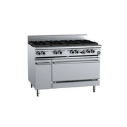 B&S Black Eight Burner Oven OV-SB8. - Hospitality Connect
