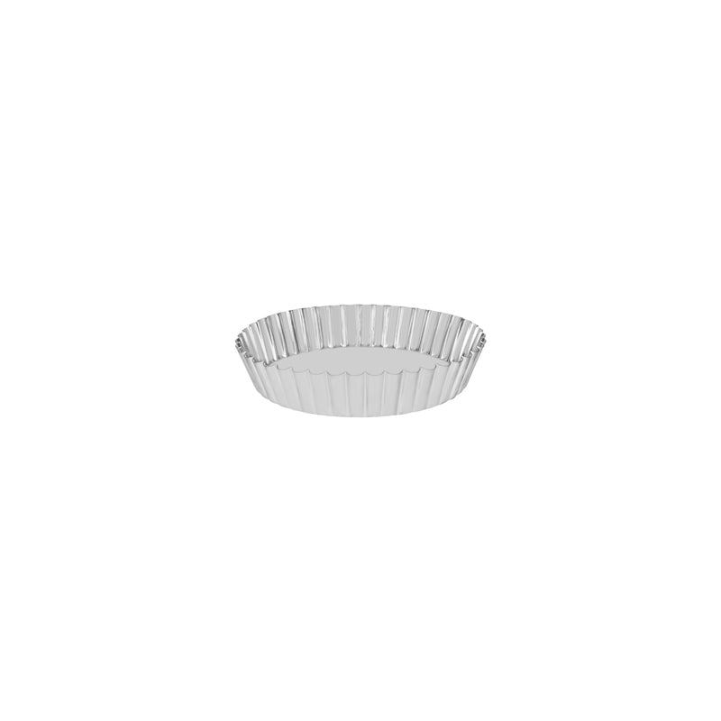 CAKE PAN-ROUND FLUTED 230x45mm LOOSE BASE