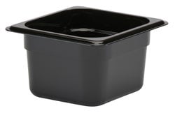CAMBRO GN 1/6 Food Pan 100mm 1.5L - Black Box of 6 - Hospitality Connect