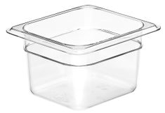 CAMBRO GN 1/6 Food Pan 100mm 1.5L - Clear Box of 6 - Hospitality Connect