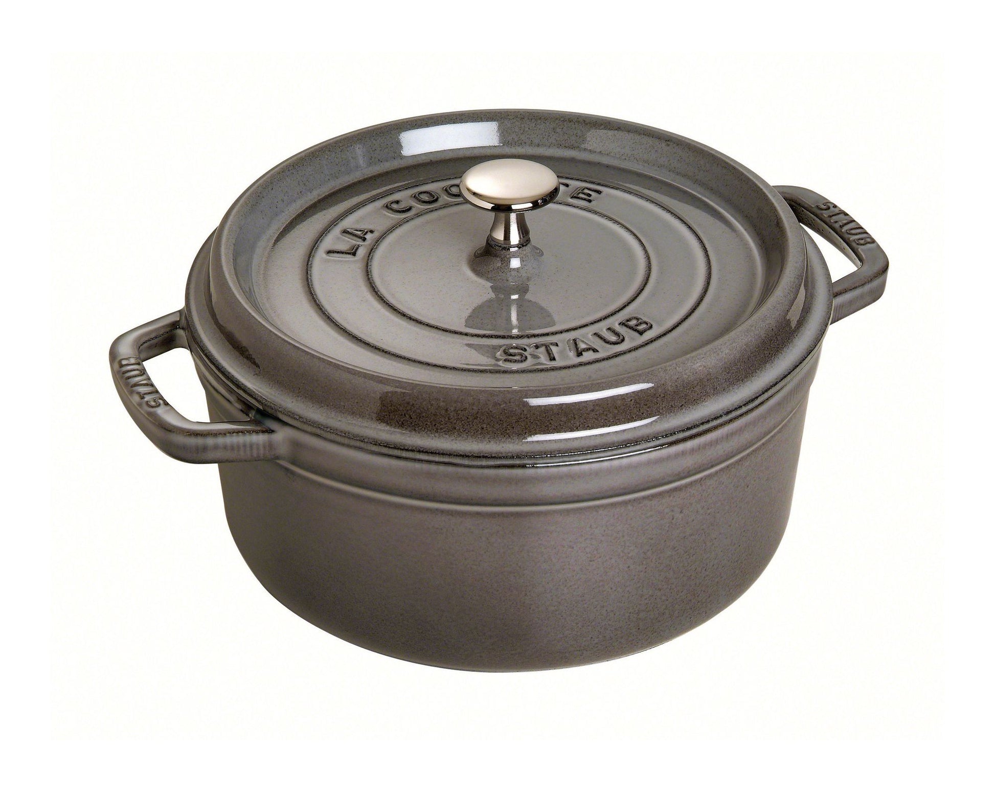 STAUB Round Cocotte  18cm Graphite - Hospitality Connect
