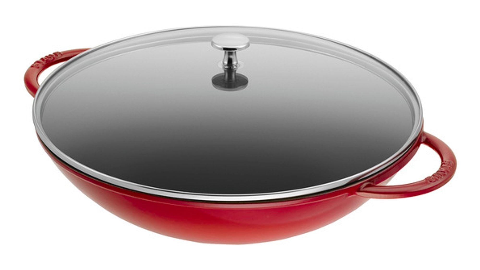 STAUB Wok - 37cm Cherry Red - Hospitality Connect