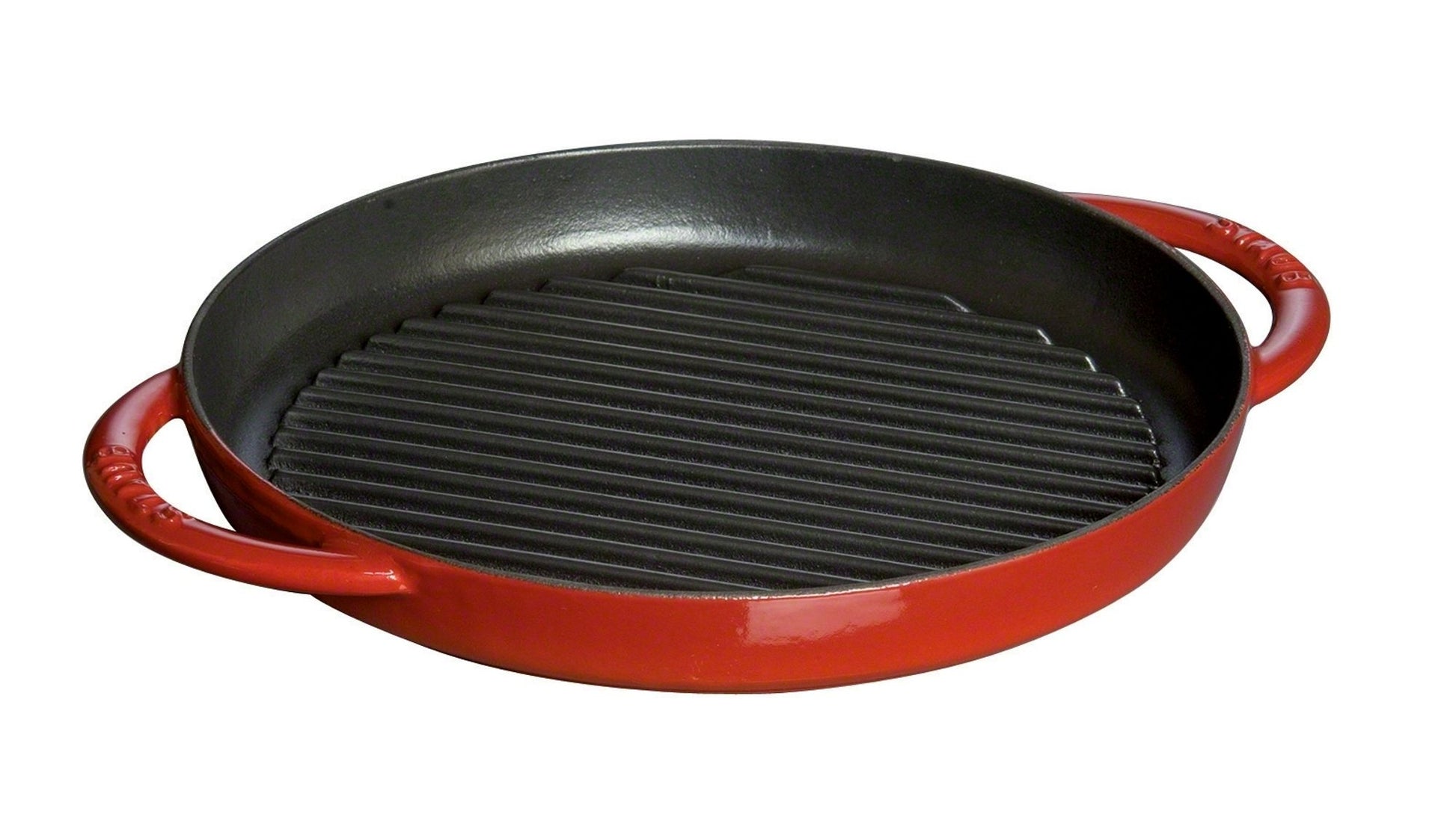 STAUB Pure Grill Round 26cm Cherry - Hospitality Connect