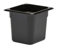 CAMBRO GN 1/6 Food Pan 150mm 2.2L - Black Box of 6 - Hospitality Connect