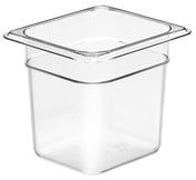 CAMBRO GN 1/6 Food Pan 150mm 2.2L - Clear Box of 6 - Hospitality Connect