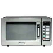 Panasonic medium duty flat bed 22L microwave oven with 1000W power, featuring a sleek design and easy-to-use control panel.