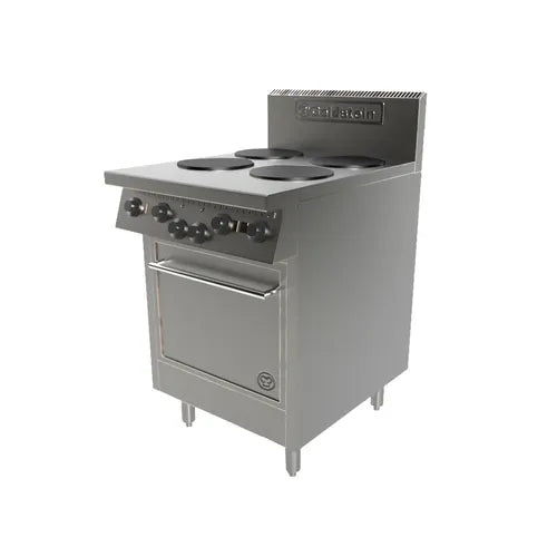 Goldstein 800 SERIES 4 burner Cooktop OVEN RANGES Fan Force Oven PE4S20FF - Hospitality Connect