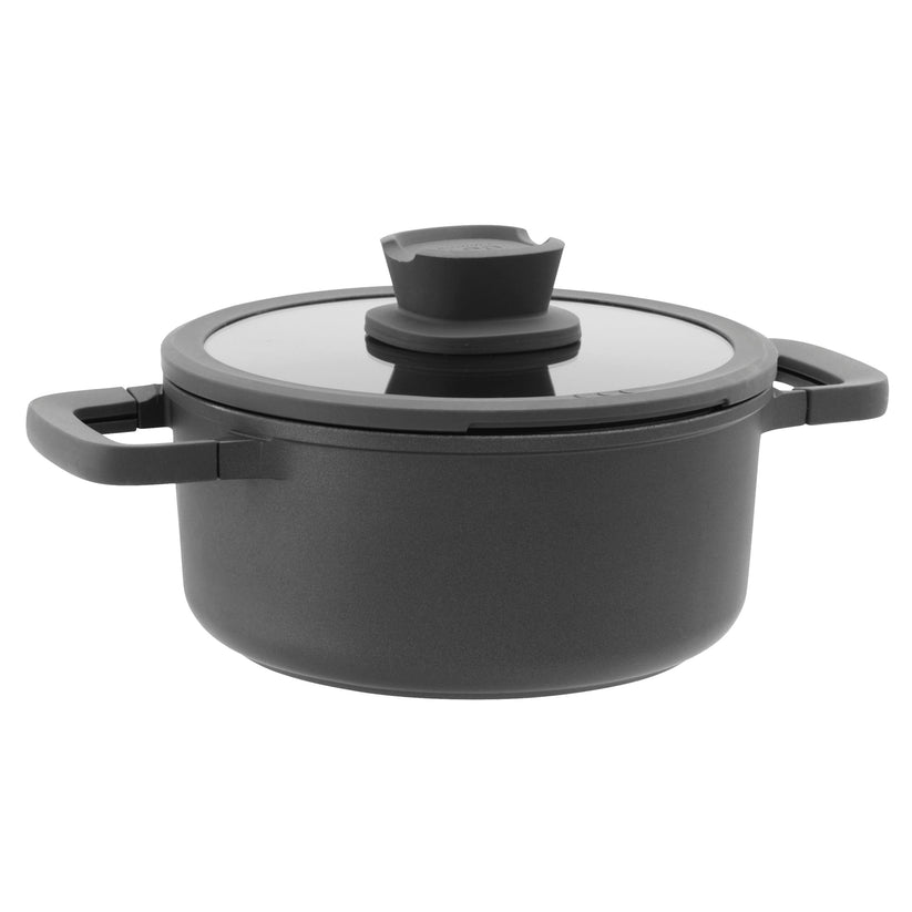 BergHOFF Covered Casserole 20cm Black - Hospitality Connect