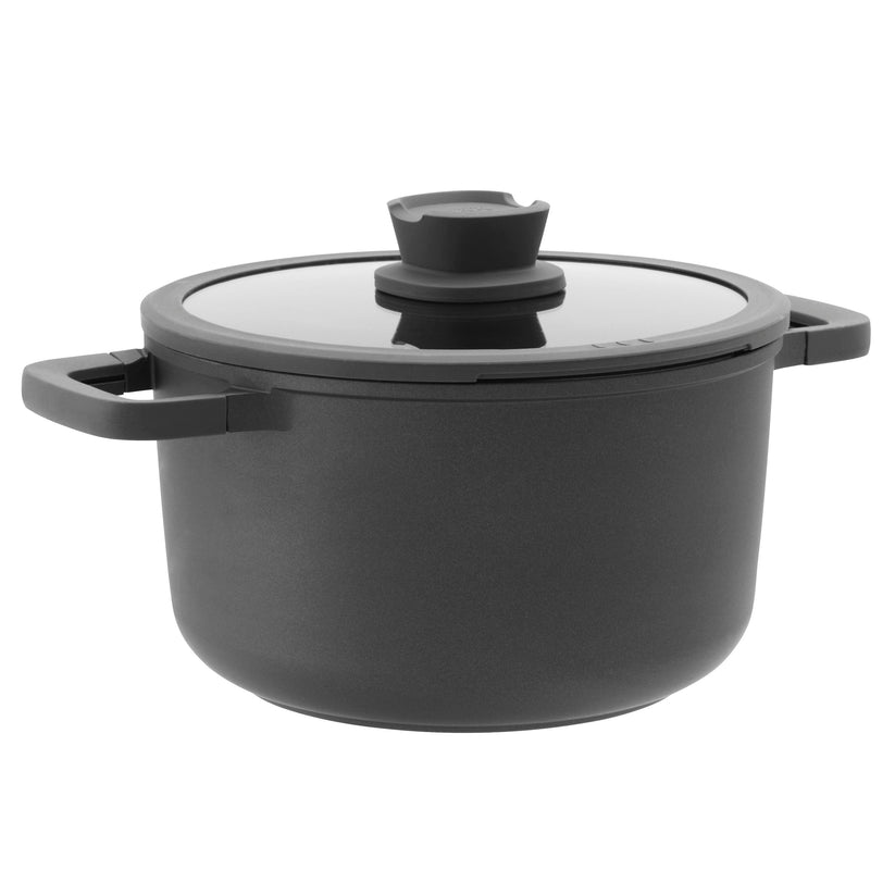 BergHOFF Covered Stockpot 24x14cm Black - Hospitality Connect
