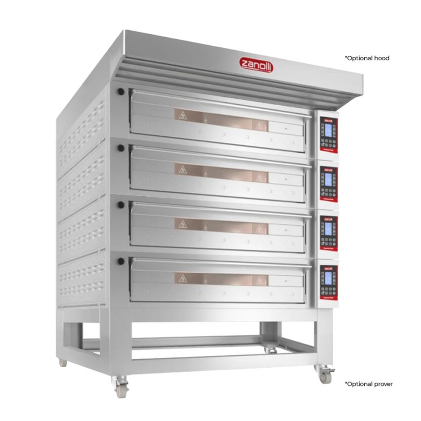 Zanolli Teorema Polis 6/MC18-4 Quadtriple Deck Bakery Oven – POM6E04A-4