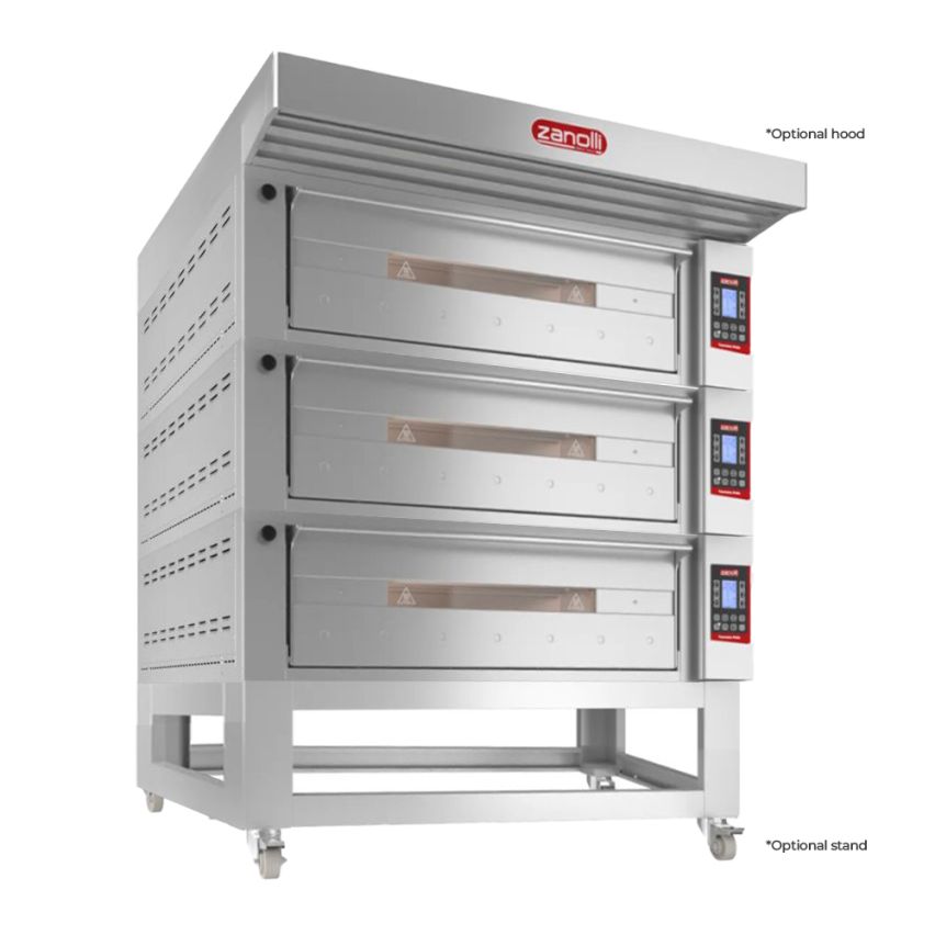 Zanolli Teorema Polis 6/MC26-3 Triple Deck Bakery Oven – POM6E06A-3