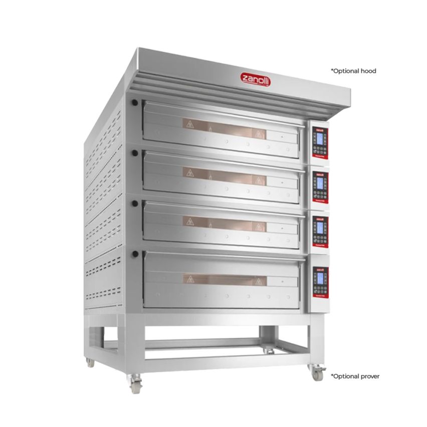 Zanolli Teorema Polis 6/MC26-1/MC18-3 Multi-height Quadtriple Deck Bakery Oven –POM6E06A-1+POM6E04A-3