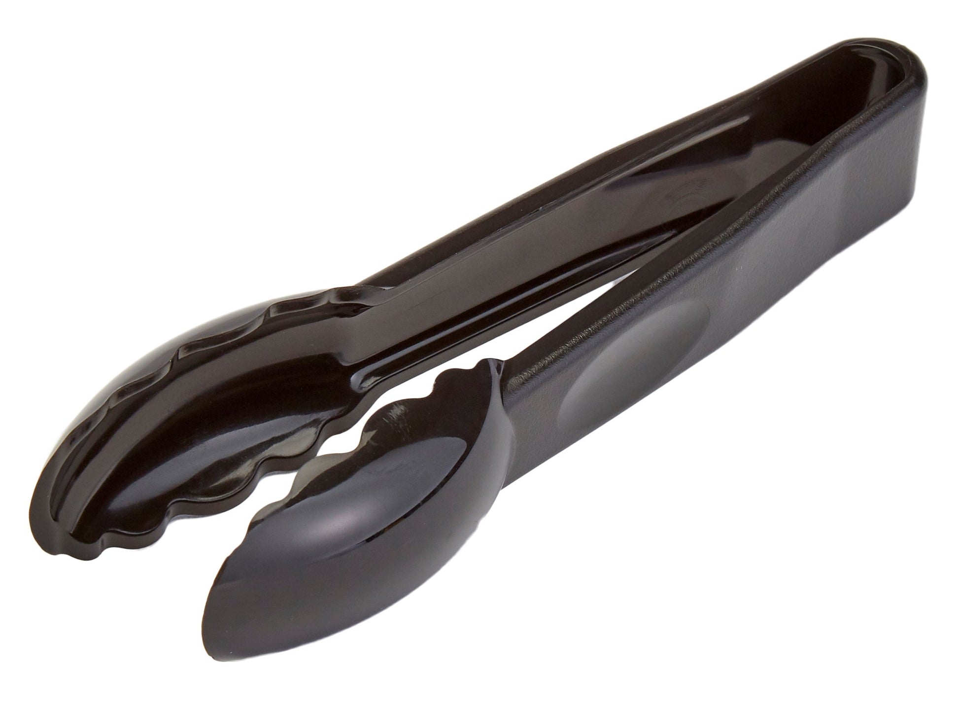 CAMBRO Scalloped Tong 15cm Black Box of 12 - Hospitality Connect