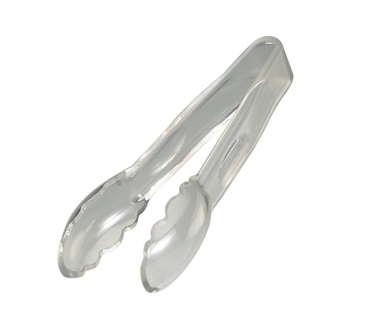 CAMBRO Scalloped Tong 15cm Clear Box of 12 - Hospitality Connect