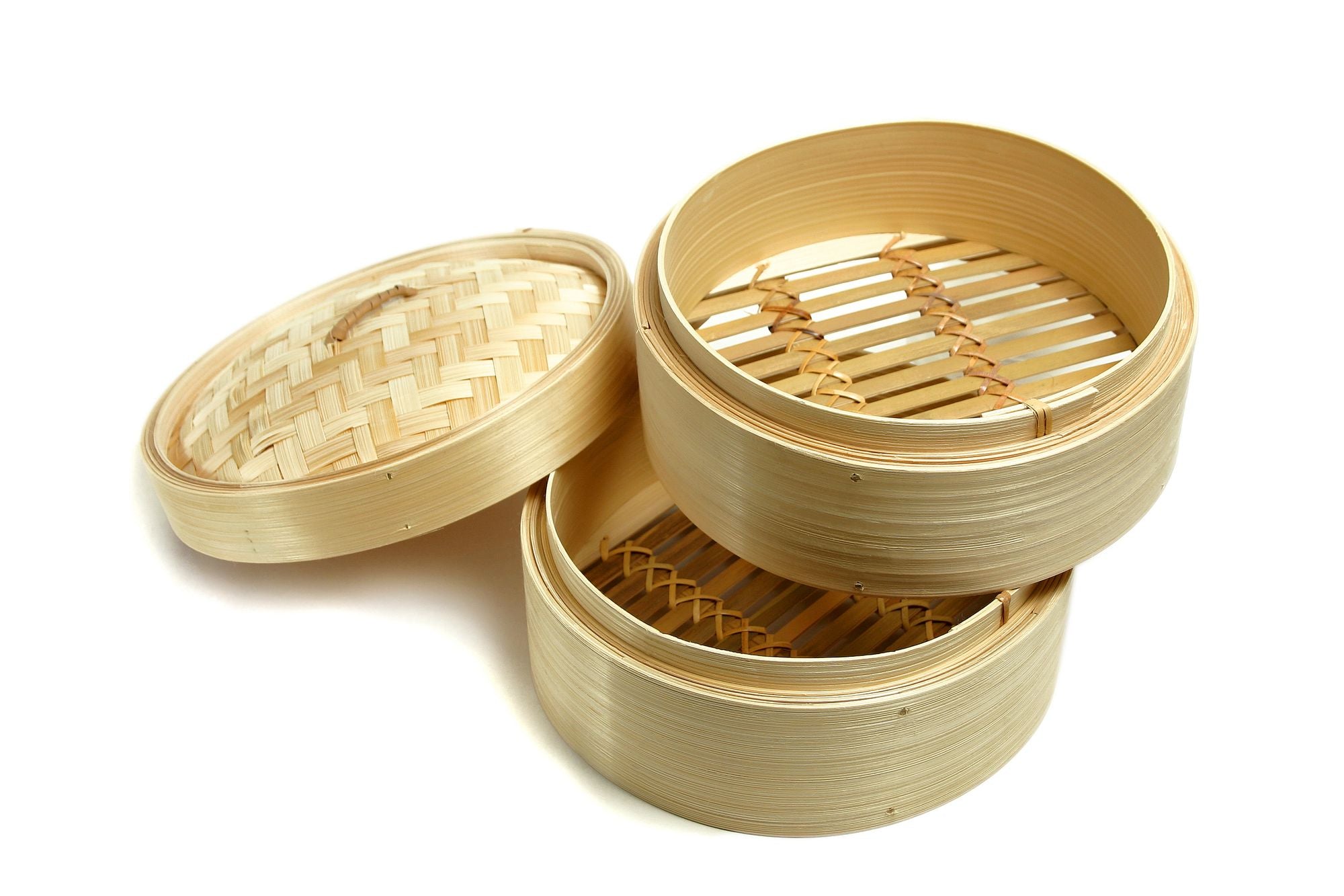KEN HOM Bamboo Steamer Two Tier - 20cm - Hospitality Connect