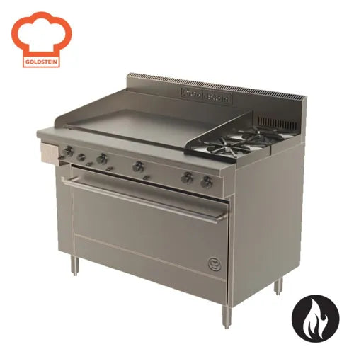 Goldstein 800 SERIES 40” (1010 mm) OVEN RANGES PF36G240E-X - Hospitality Connect