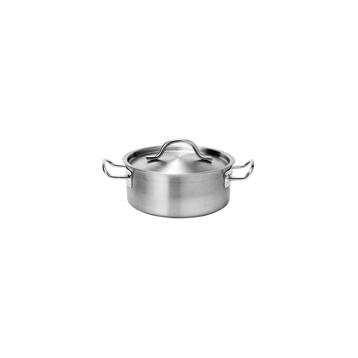 FORCE LOW CASSEROLE w/LID 300x100mm SSTRI-PLY 7lt