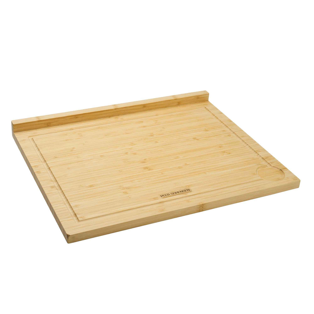 PEER SORENSEN Counter Edge Cutting Board with Juice Groove on reverse, 50 x 40 x 2cm Bamboo - Hospitality Connect