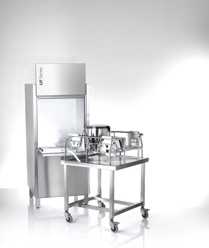 Winterhalter UF-XL rack dolly with sturdy steel frame and wheels for easy transport of rack loads