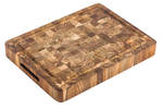 TEAKHAUS Butcher Block Carving & Cutting Board Extra Thick, 52 x 36 x 6.4 Teak 77031 - Hospitality Connect