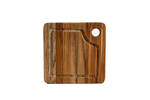 TEAKHAUS Marine Square Cutting Board Bar Board, 20 x 20 x 2 Teak 77090 - Hospitality Connect