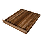 TEAKHAUS Double-sided Countertop Cutting Board, 54 x 46 x 2.5 Teak 77115 - Hospitality Connect