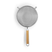 KH STRAINER DOUBLE MESH 140mm NICKEL PLATED