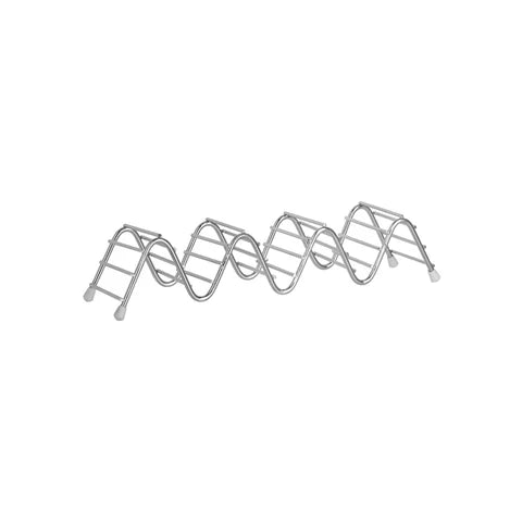 CHEF INOX CONEY IS 3-COMP WIRE TACO HOLDER/STAND 240x60x50mm Box of 12 - Hospitality Connect