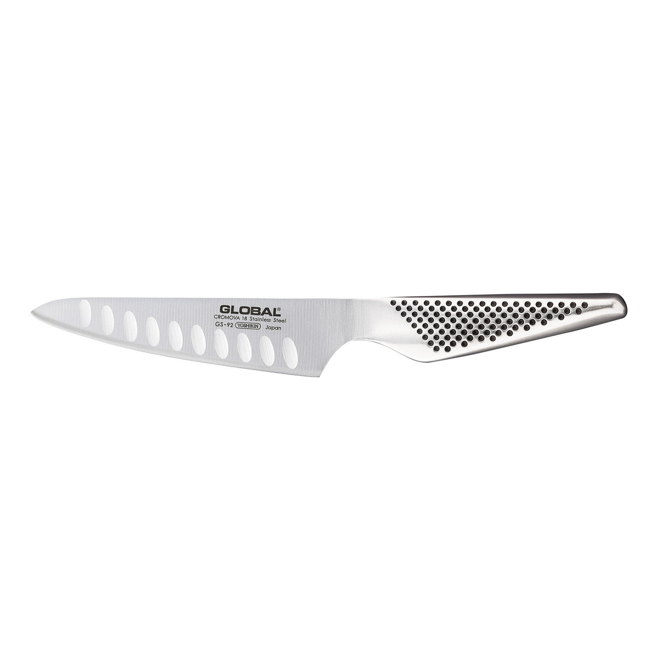 Global Cooks Knife - Fluted Blade, 13cm - Hospitality Connect