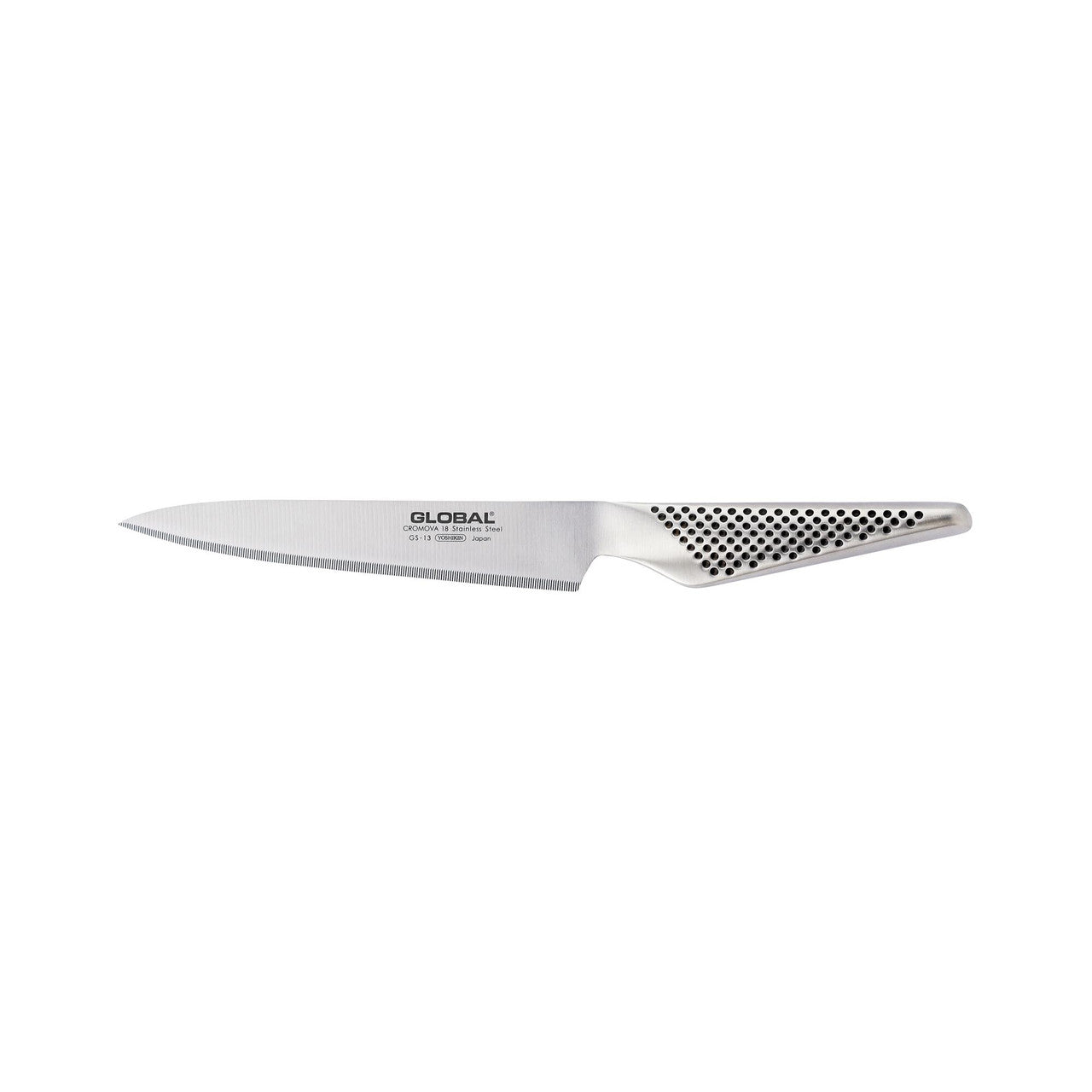 Global Utility Knife - Fine Serration Blade, 15cm - Hospitality Connect