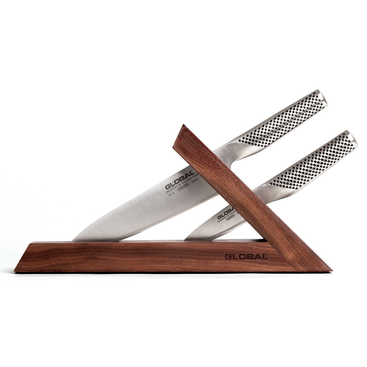 Global Niigata 3 Piece Knife Block Set - Hospitality Connect
