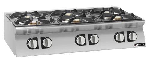 Giorik 700 Series Round Electric Boiling Top 6 x Round Hot Plates Countertop CE76TTT. - Hospitality Connect