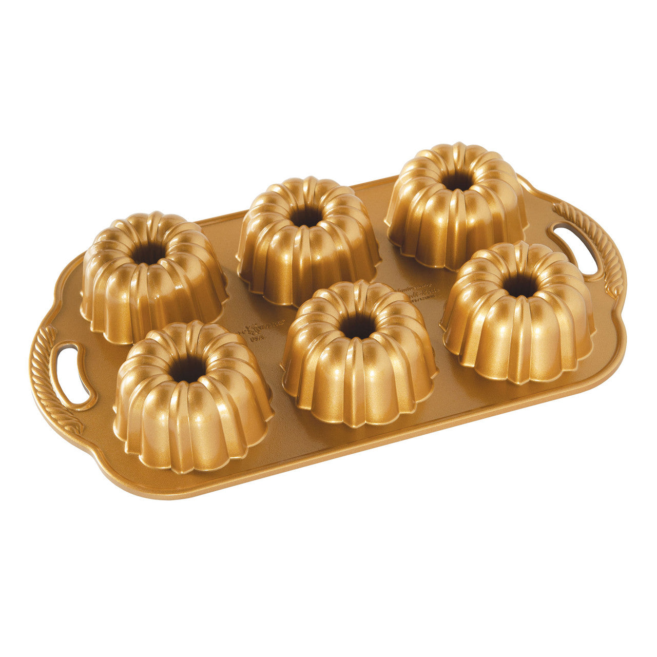 Nordic Ware USA Anniversary Bundtlette Pan, 22 x 33 x 5cm - Cast Aluminium - Hospitality Connect