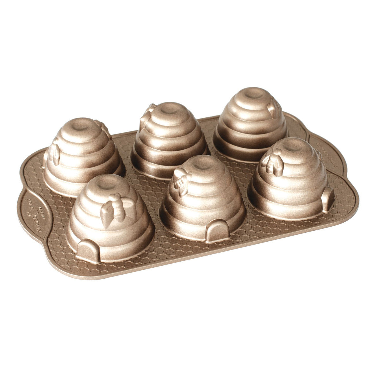 Nordic Ware USA Beehive Cakelet Pan, 30.5 x 19.1 x 5.8cm - Cast Aluminium - Hospitality Connect