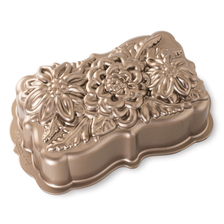 Nordic Ware USA Wildflower Loaf Pan, 24 x 14.5 x 7.5cm - Cast Aluminium - Hospitality Connect